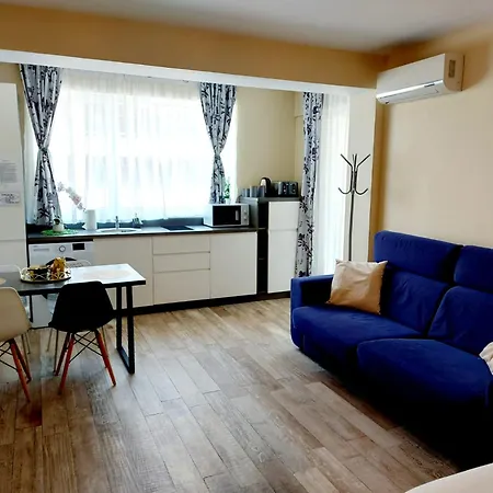 아파트 Lotus Blue Nord Zona Cluburilor 마마이아
